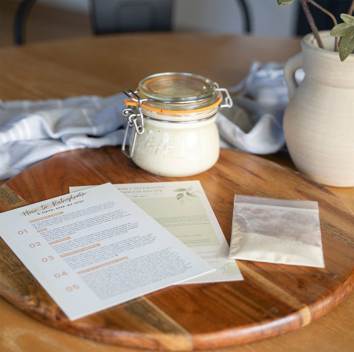 Beginners Sourdough Journey Bundle (Digital Course + Eden Starter + Physical Cookbook)