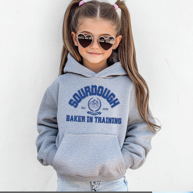 "Sourdough Baker in Training" Youth Hoodie Sweatshirt (PRE-ORDER)