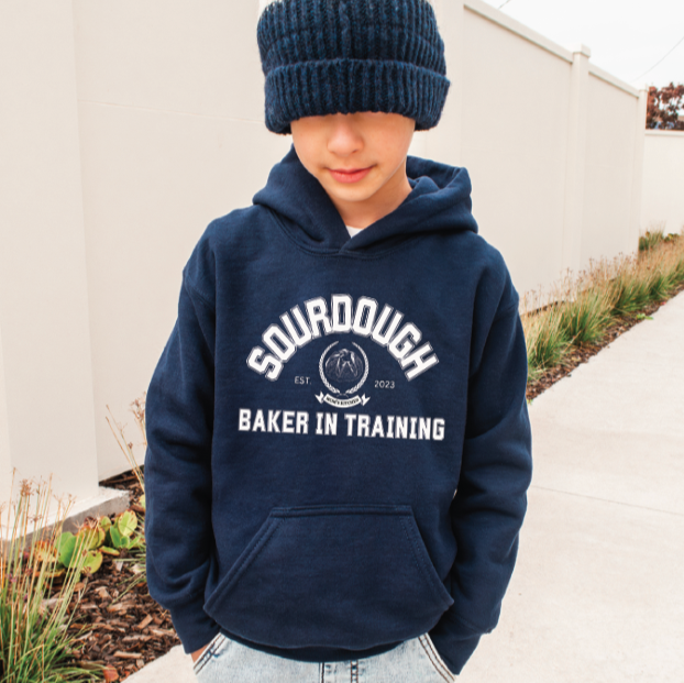 "Sourdough Baker in Training" Youth Hoodie Sweatshirt (PRE-ORDER)